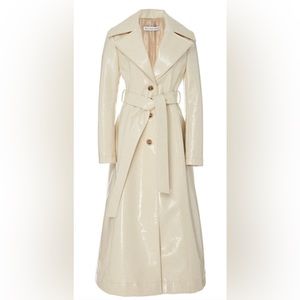 Rejina Pyo Rhea Coated Wool blend Trench Coat